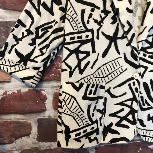 *SOLD* Vintage Funky 80s Patterned Blazer Jacket - Picture 4 of 8